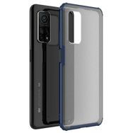 Microsonic Xiaomi Mi 10T Frosted Frame Lacivert Kılıf