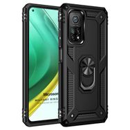 Microsonic Xiaomi Mi 10T Military Ring Holder Siyah Kılıf
