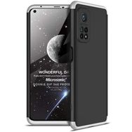Microsonic Xiaomi Mi 10T Pro Double Dip 360 Protective Siyah Gri Kılıf