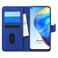 Microsonic Xiaomi Mi 10T Pro Fabric Book Wallet Lacivert Kılıf