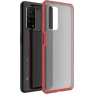 Microsonic Xiaomi Mi 10T Pro Frosted Frame Kırmızı Kılıf