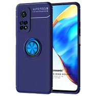 Microsonic Xiaomi Mi 10T Pro Kickstand Ring Holder Lacivert Kılıf