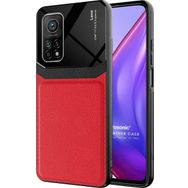 Microsonic Xiaomi Mi 10T Pro Uniq Leather Kırmızı Kılıf