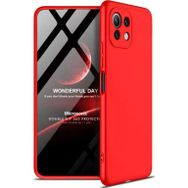 Microsonic Xiaomi Mi 11 Lite Double Dip 360 Protective Kırmızı Kılıf