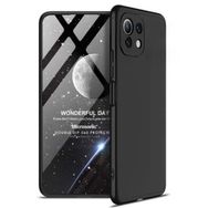 Microsonic Xiaomi Mi 11 Lite Double Dip 360 Protective Siyah Kılıf