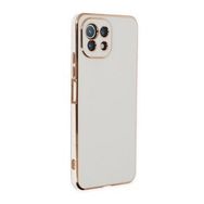 Microsonic Xiaomi Mi 11 Lite Olive Plated Beyaz Kılıf