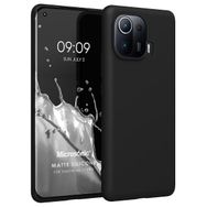 Microsonic Xiaomi Mi 11 Pro Matte Silicone Siyah Kılıf