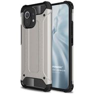 Microsonic Xiaomi Mi 11 Rugged Armor Gümüş Kılıf