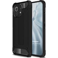 Microsonic Xiaomi Mi 11 Rugged Armor Siyah Kılıf
