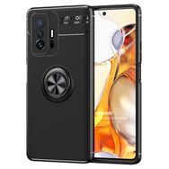 Microsonic Xiaomi Mi 11T Pro Kickstand Ring Holder Siyah Kılıf