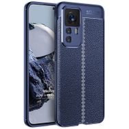 Microsonic Xiaomi Mi 12T Pro Deri Dokulu Silikon Cep Telefonu Kılıfı