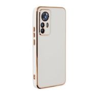 Microsonic Xiaomi Mi 12T Pro Olive Plated Beyaz Kılıf