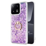 Microsonic Xiaomi Mi 13 Pro Glitter Liquid Holder Mor Kılıf