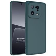 Microsonic Xiaomi Mi 13 Pro Groovy Soft Koyu Yeşil Kılıf