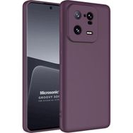 Microsonic Xiaomi Mi 13 Pro Groovy Soft Mor Kılıf