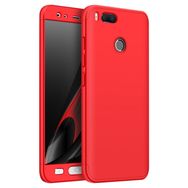 Microsonic Xiaomi Mi 5x Double Dip 360 Protective Kırmızı Kılıf