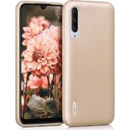 Microsonic Xiaomi Mi 9 Lite Matte Silicone Gold Cep Telefonu Kılıfı