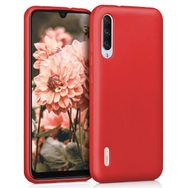 Microsonic Xiaomi Mi 9 Lite Matte Silicone Kırmızı Cep Telefonu Kılıfı