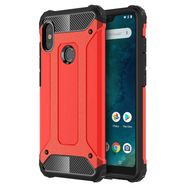Microsonic Xiaomi Mi A2 Rugged Armor Kırmızı Kılıf