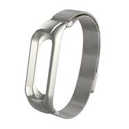 Microsonic Xiaomi Mi Band 5 Milanese Loop Gümüş Kordon