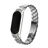Microsonic Xiaomi Mi Band 7 Metal Stainless Steel Gümüş Kordon