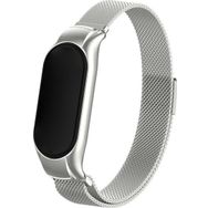Microsonic Xiaomi Mi Band 7 Milanese Loop Gümüş Kordon
