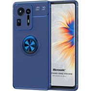 Microsonic Xiaomi Mi Mix 4 Kickstand Ring Holder Lacivert Cep Telefonu Kılıfı