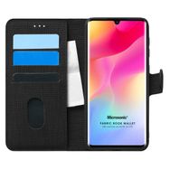 Microsonic Xiaomi Mi Note 10 Lite Fabric Book Wallet Siyah Kılıf