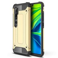 Microsonic Xiaomi Mi Note 10 Pro Rugged Armor Gold Cep Telefonu Kılıfı