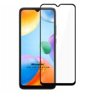 Microsonic Xiaomi Poco C40 Tam Kaplayan Temperli Siyah Cam Ekran Koruyucu
