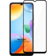Microsonic Xiaomi Poco C40 Tam Kaplayan Temperli Siyah Cam Ekran Koruyucu