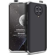 Microsonic Xiaomi Poco F2 Pro Double Dip 360 Protective Siyah Gri Kılıf