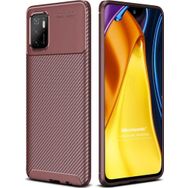 Microsonic Xiaomi Poco M3 Pro Legion Series Kahverengi Kılıf