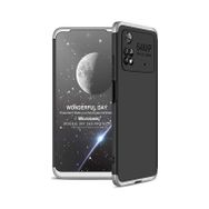 Microsonic Xiaomi Poco M4 Pro 4G Double Dip 360 Gri Siyah Kılıf