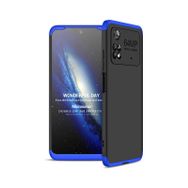 Microsonic Xiaomi Poco M4 Pro 4G Double Dip 360 Mavi Siyah Kılıf