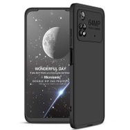 Microsonic Xiaomi Poco M4 Pro 4G Double Dip 360 Siyah Kılıf