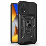 Microsonic Xiaomi Poco M4 Pro 4G Impact Resistant Siyah Kılıf