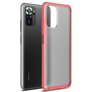 Microsonic Xiaomi Poco M5s Frosted Frame Kırmızı Kılıf