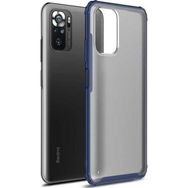 Microsonic Xiaomi Poco M5s Frosted Frame Lacivert Kılıf
