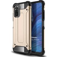 Microsonic Xiaomi Poco M5s Rugged Armor Gold Kılıf