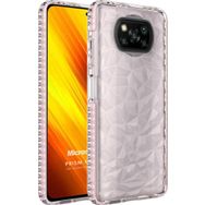 Microsonic Xiaomi Poco X3 Pro Prism Hybrid Pembe Kılıf