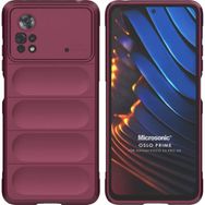 Microsonic Xiaomi Poco X4 Pro 5G Oslo Prime Bordo Cep Telefonu Kılıfı
