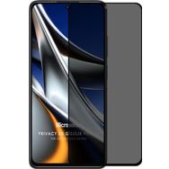Microsonic Xiaomi Poco X4 Pro 5G Privacy 5D Gizlilik Filtreli Siyah Cam Ekran Koruyucu