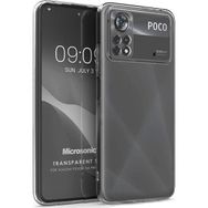 Microsonic Xiaomi Poco X4 Pro 5G Transparent Soft Şeffaf Cep Telefonu Kılıfı