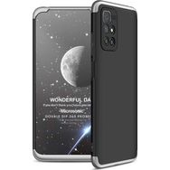 Microsonic Xiaomi Redmi 10 2022 Double Dip 360 Protective Siyah Gri Cep Telefonu Kılıfı