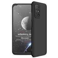 Microsonic Xiaomi Redmi 10 2022 Double Dip 360 Protective Siyah Kılıf