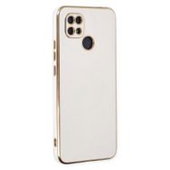 Microsonic Xiaomi Redmi 10A Olive Plated Beyaz Kılıf