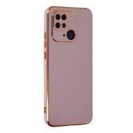 Microsonic Xiaomi Redmi 10C Olive Plated Lila Kılıf