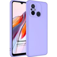 Microsonic Xiaomi Redmi 12C Groovy Soft Lila Kılıf