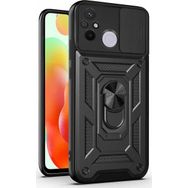 Microsonic Xiaomi Redmi 12C Impact Resistant Siyah Kılıf